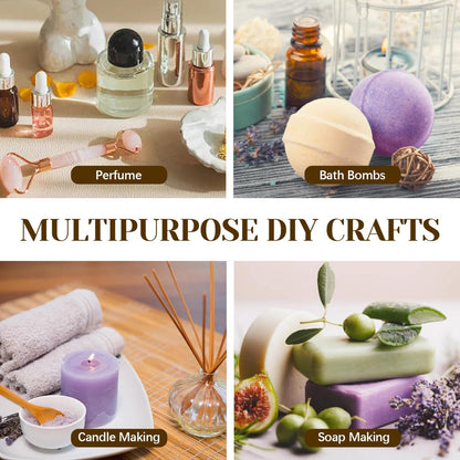 Essential Oil Set 80 Pcs - 100% Natural Essential Oils Kit | Diffuser, Massage, Soap & Bath Bombs (80x5ml) Christmas Gift