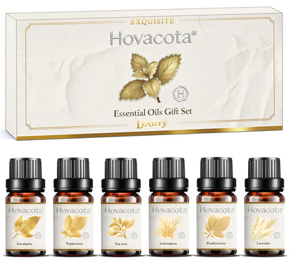 Essential Oil Set - Premium Fragrance Oils for Diffusers (6x10ml)