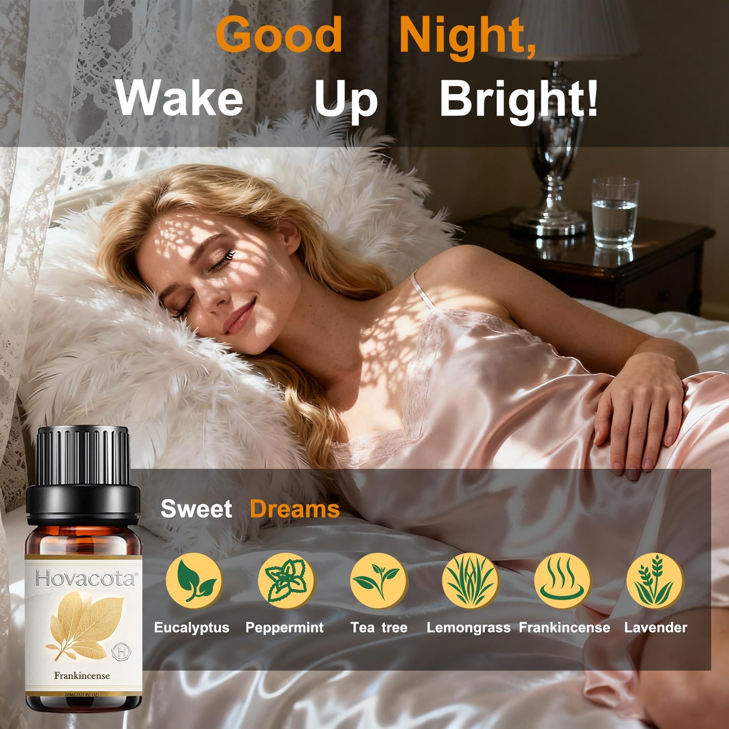 Essential Oil Set - Premium Fragrance Oils for Diffusers (6x10ml)