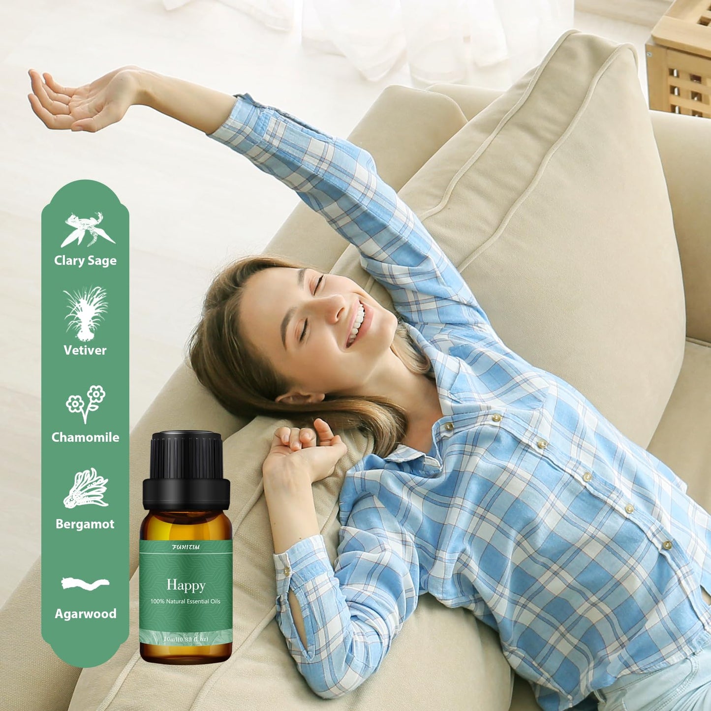 Essential Oils Blends Set for Diffusers – 6 x 10ml (Halloween Gift)