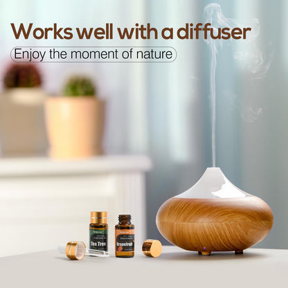 Essential Oils Set - Diffuser & Aromatherapy Kit (30x5 ml) | Skin & Hair Care