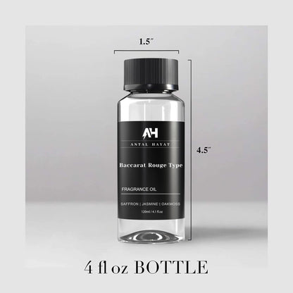Baccarat Rouge 540 Diffuser Oil 120ml – Saffron, Jasmine, Oakmoss | Hotel Scents