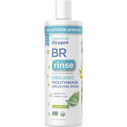 Essential Oxygen Brushing Rinse OG2 Peppermint, 16 oz – Pack of 3