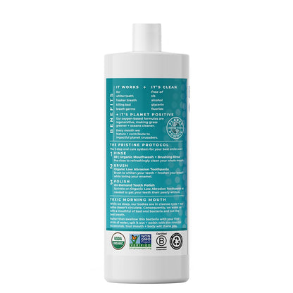 Essential Oxygen Cinnamint Mouthwash – 32 oz, Alcohol-Free Brushing Rinse