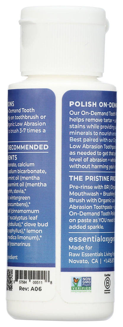 ESSENTIAL OXYGEN Organic Mint Tooth Polish 2oz – Non-GMO & Vegan