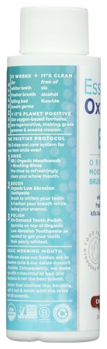Essential Oxygen Organic Mouthwash (Brushing Rinse) Cinnamon, 3 oz Liquid
