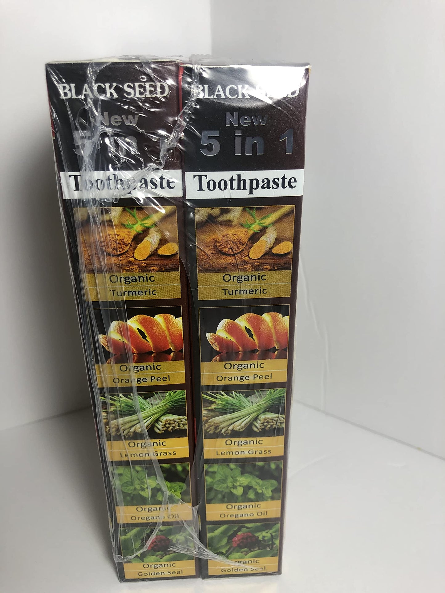 Essential Palace Organic Black Seed Toothpaste – Fluoride Free, 6.5oz (6 Pack)