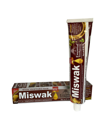 Essential Palace Organic Miswak Toothpaste 6 Pack - Fluoride Free, 6.5 Oz