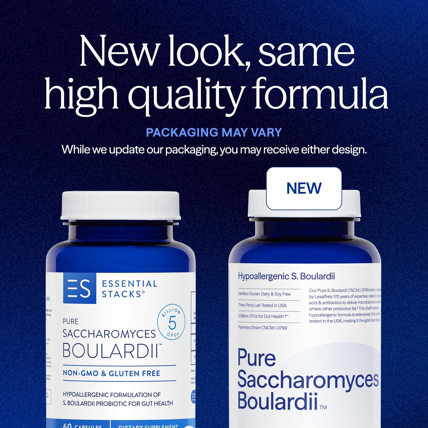 Saccharomyces Boulardii Probiotics 5B CFUs - Non-GMO, Gluten Free (60 Capsules)