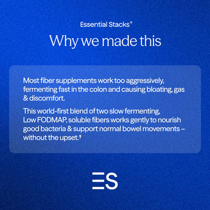 Essential Stacks Organic Sunfiber PHGG and Acacia Prebiotic Fiber 7.4 oz