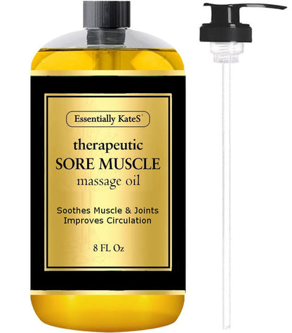 Essentially KateS Sore Muscle Massage Oil 8 oz – Arnica & Peppermint