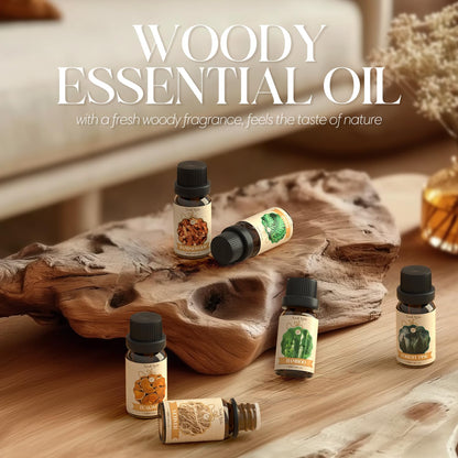 Soulorigin Woody Essential Oils Set – Diffuser & Candle Fragrances