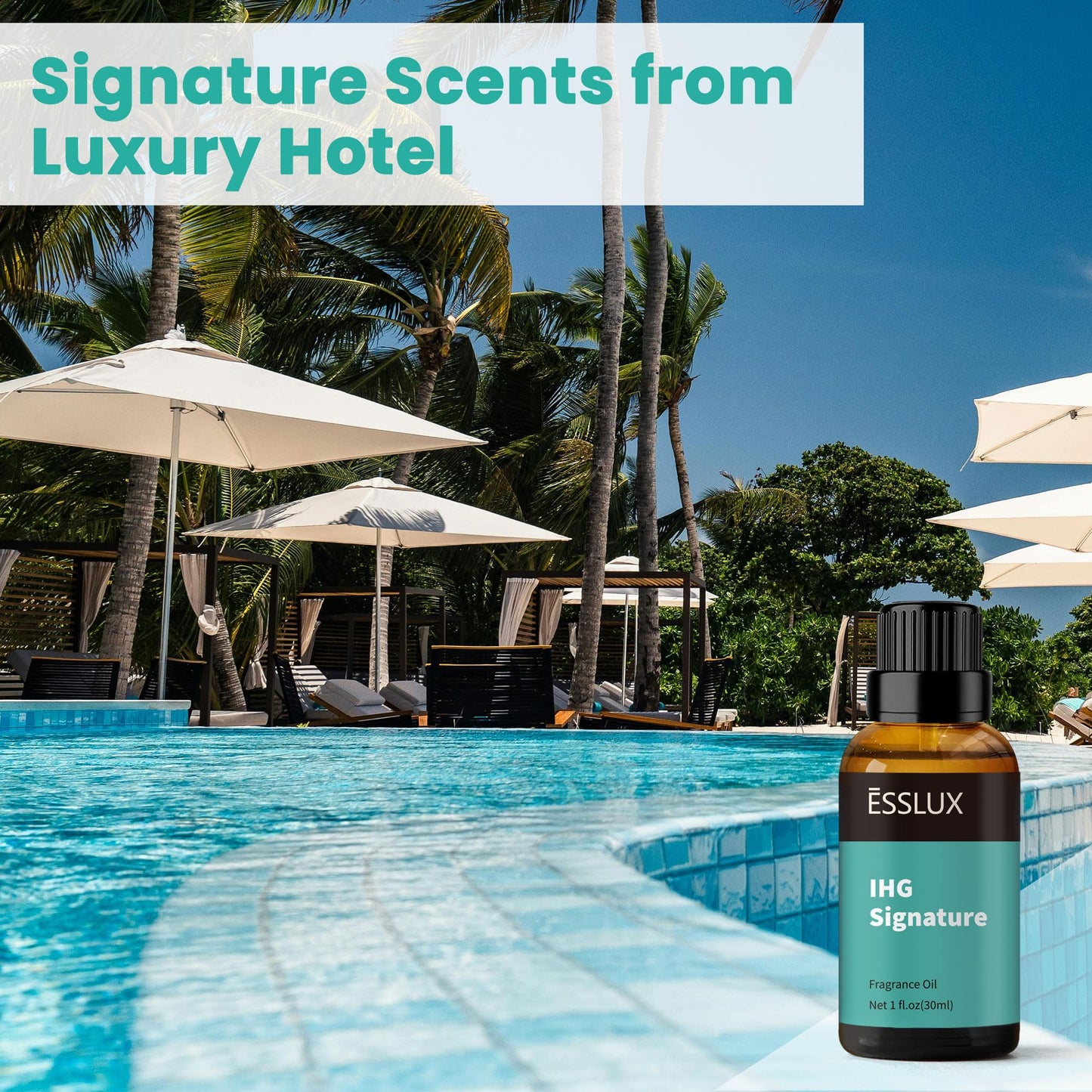 Hotel Diffuser Oil – ESSLUX Luxury IHG Signature Fragrance (30ml)