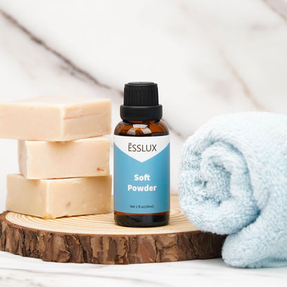 Soft Powder Fragrance Oil - ESSLUX 1 fl oz | Diffuser, Candle & Soap Making