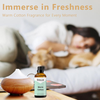 Warm Cotton Fragrance Oil 100 ml – ESSLUX | Aromatherapy Oils