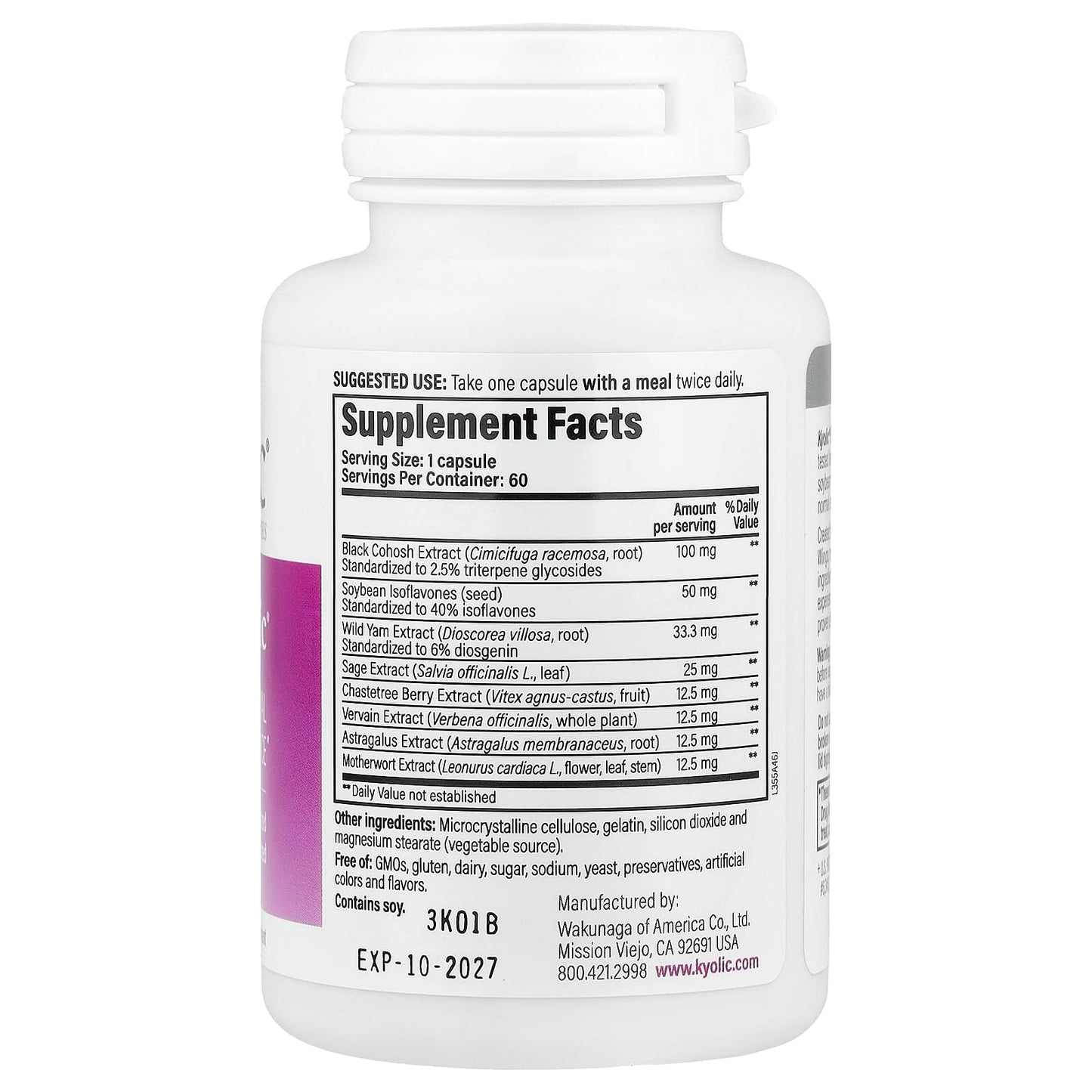 EstroLogic Kyolic 60 Caps – Natural Estrogen Support