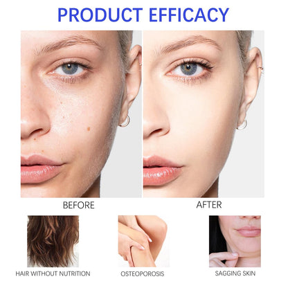 ESUNM Hyaluronic Acid Powder – Low Molecular Weight 100 kDa, 3.52 oz for Skin Hydration & DIY Serum