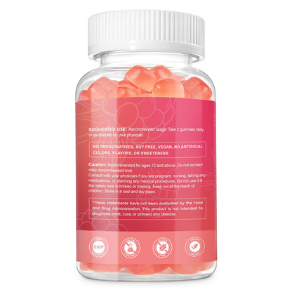 Esverco Biotin 10000mcg Keratin Collagen Gummies – Hair & Nails Support