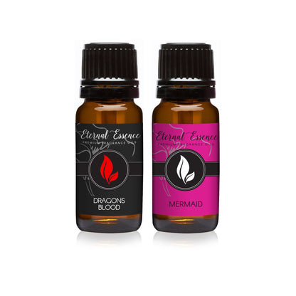 Eternal Essence Oils 2 Pack 10ml - Dragons Blood & Mermaid Fragrance Oils