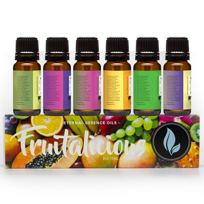 Eternal Essence Oils Fruitalicious Set of 6 – Premium Fragrance Oils (10ml each)