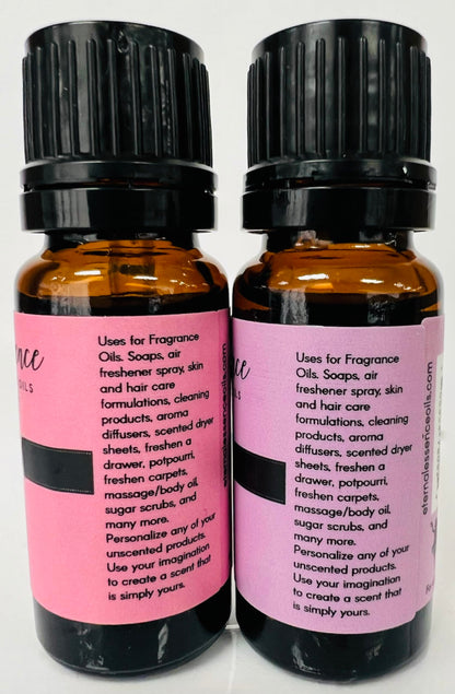 Eternal Essence Oils 2 Pack 10ml Premium Fragrance Oil – Enchanted Orchid & Water Lily for Candle Making, Soap, Diffusers, Aromatherapy