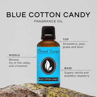 Blue Cotton Candy Fragrance Oil 30ml | Eternal Essence Oils - Premium for Candles, Soaps & Diffusers