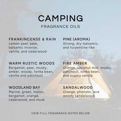 Eternal Essence Oils Camping Set of 6 Premium Fragrance Oils – 10ml Each