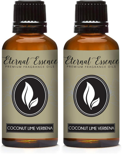 Coconut Lime Verbena 30ml Premium Fragrance Oil (Pack of 2) – Candle, Soap, Aromatherapy & Diffusers | Eternal Essence Oils