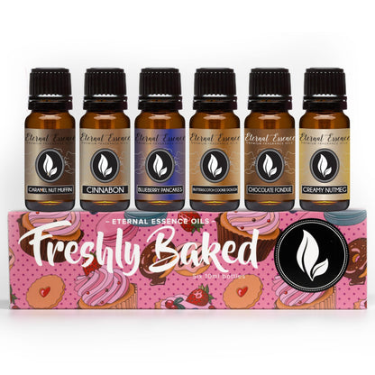 Eternal Essence Oils: Freshly Baked Set of 6 Premium Fragrance Oils (10ml)