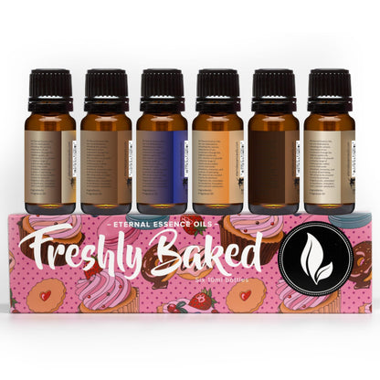 Eternal Essence Oils: Freshly Baked Set of 6 Premium Fragrance Oils (10ml)
