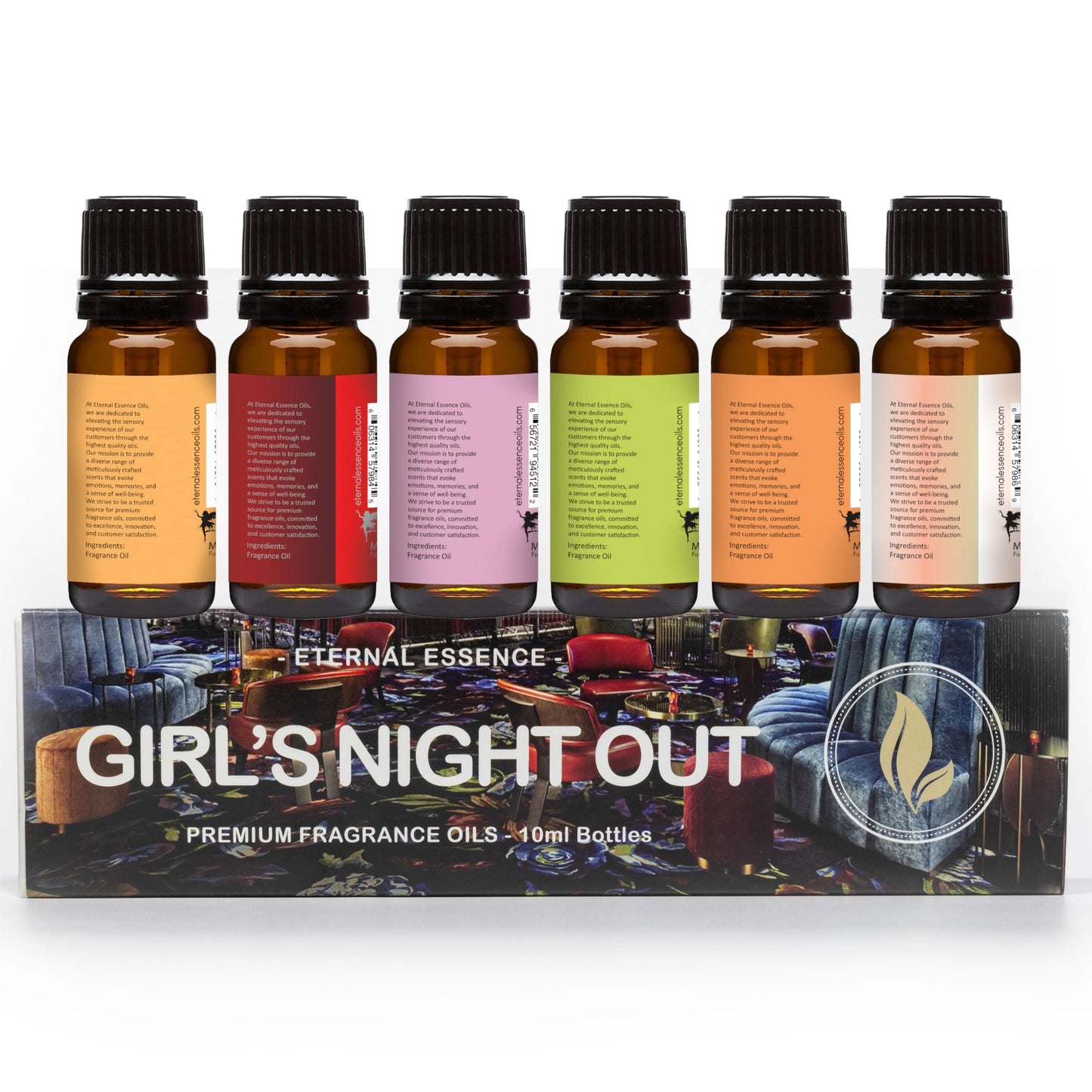 Eternal Essence Oils: Girl's Night Out Set – 6 Premium Fragrance Oils (10ml each)