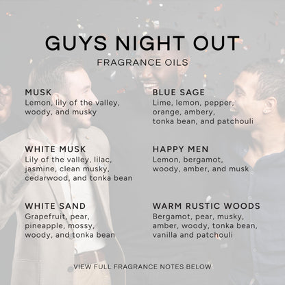 Eternal Essence Oils Guy's Night Out – 6 Premium Fragrance Oils (10ml each)