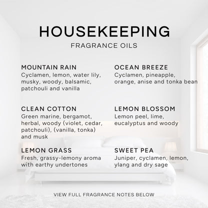 Eternal Essence Oils Housekeeping Set – 6 Premium Fragrance Oils (10ml each)
