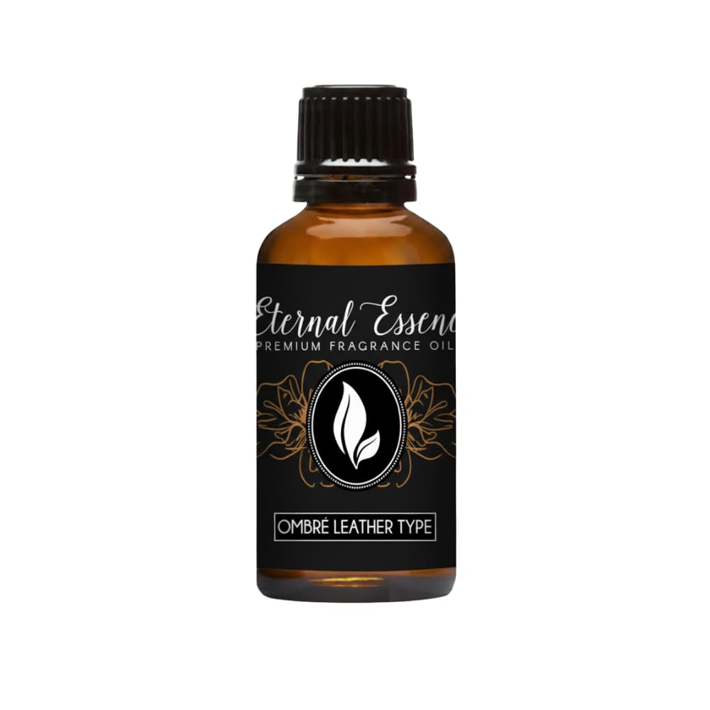 Leather Ombré 30ml Fragrance Oil – Black Leather, Cardamom & Amber Resin | Eternal Essence Oils