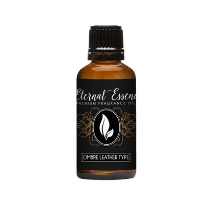 Leather Ombré 30ml Fragrance Oil – Black Leather, Cardamom & Amber Resin | Eternal Essence Oils