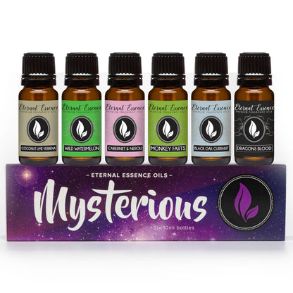 Eternal Essence Oils Mysterious Set – 6 Premium Fragrance Oils (10ml each)