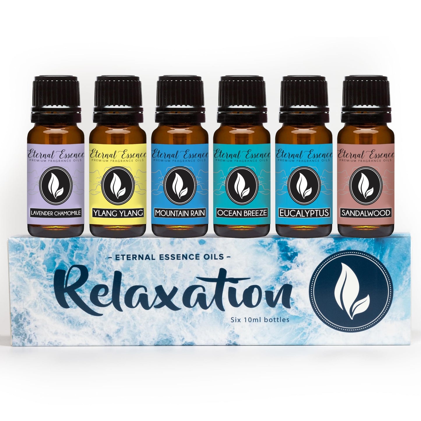 Eternal Essence Oils Relaxation Set – 6 Premium Fragrance Oils (10ml each)
