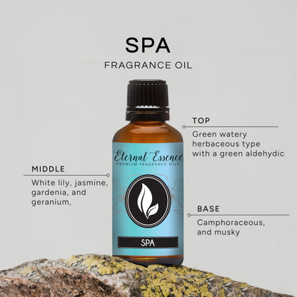 Eternal Essence Oils Spa 30ml – Premium Fragrance Oil for Candle, Soap Making, Aromatherapy, Diffusers, Home Care & Humidifiers