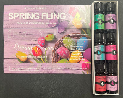 Eternal Essence Oils Spring Fling Set - 6 Premium Fragrance Oils (10ml Each)