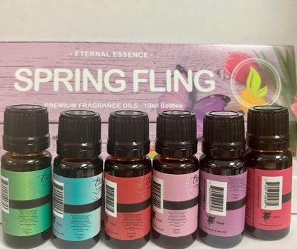 Eternal Essence Oils Spring Fling Set - 6 Premium Fragrance Oils (10ml Each)