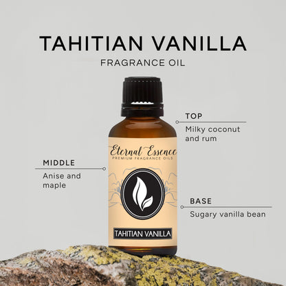 Eternal Essence Oils Tahitian Vanilla 30ml – Premium Fragrance Oil for Candles & Soaps