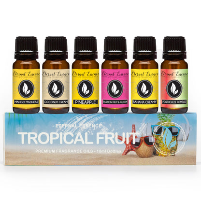 Eternal Essence Oils Tropical Fruit Set – 6 Premium 10ml Fragrance Oils