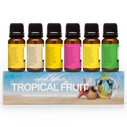 Eternal Essence Oils Tropical Fruit Set – 6 Premium 10ml Fragrance Oils