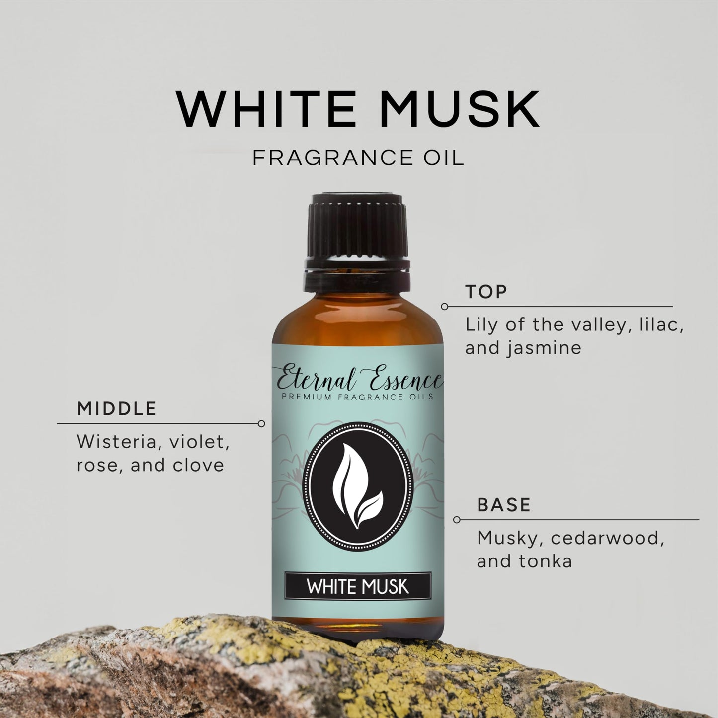 Eternal Essence Oils White Musk 30ml Premium Fragrance Oil for Candle and Soap