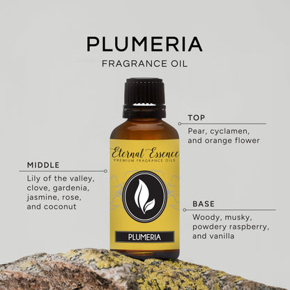 Plumeria Fragrance Oil 30ml - Premium for Candles & Soaps | Eternal Essence Oils