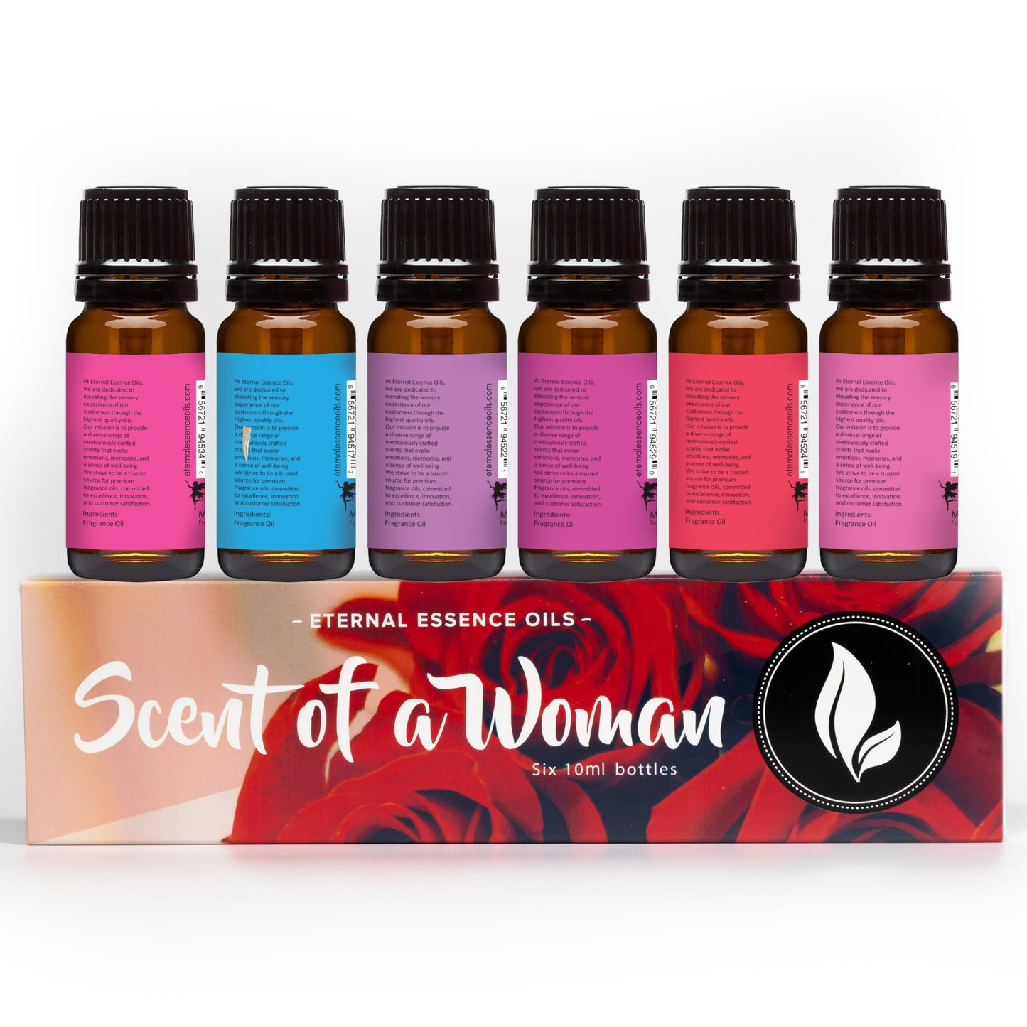 Eternal Essence Oils Scent of a Woman Set – 6 Premium Fragrance Oils (10ML Each)