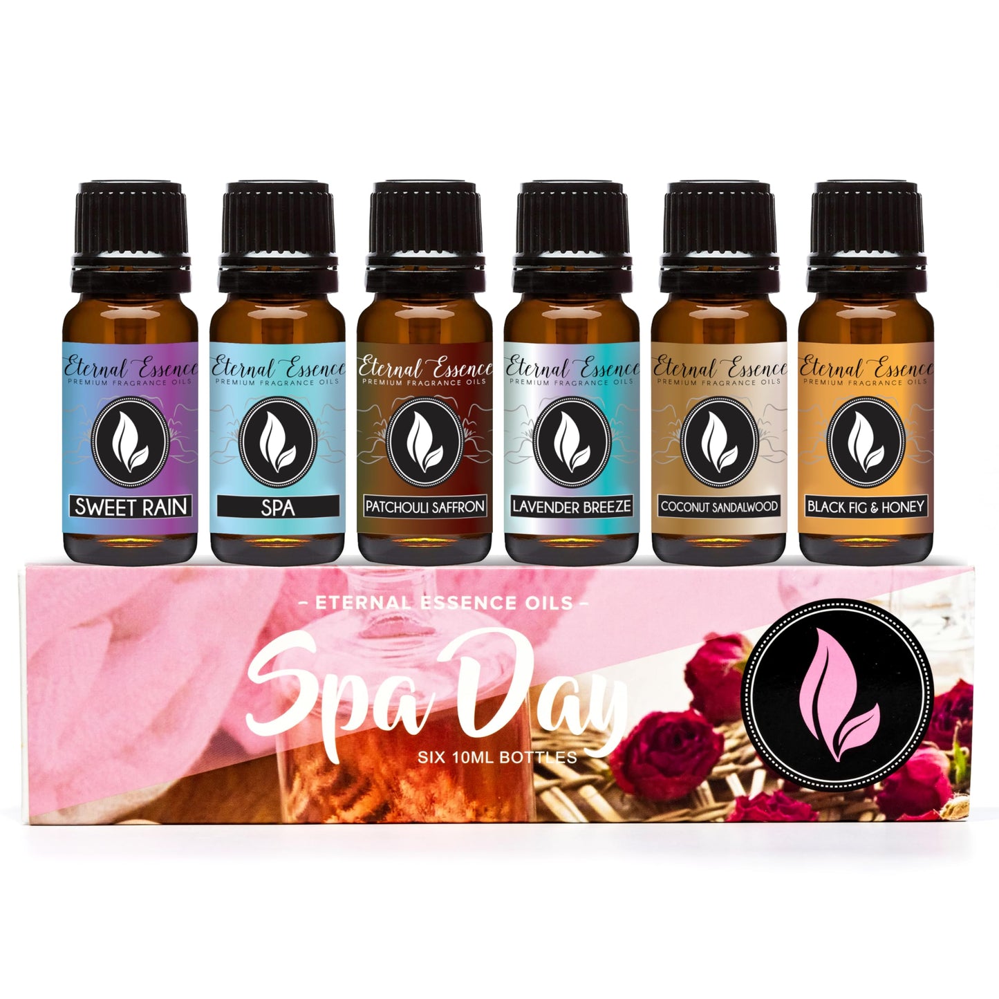 Spa Day Set of 6 Premium Fragrance Oils – Eternal Essence Oils (10ml each)