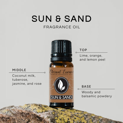Eternal Essence Oils Sun & Sand 30ml – Premium Fragrance Oil for Candle Making, Soap & Diffusers