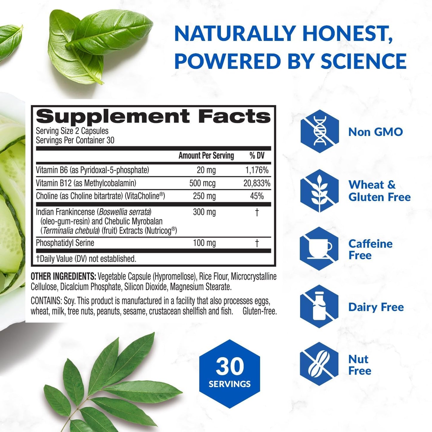 BioTrust Eternal Mind – Memory & Focus Brain Supplement, 30 Servings