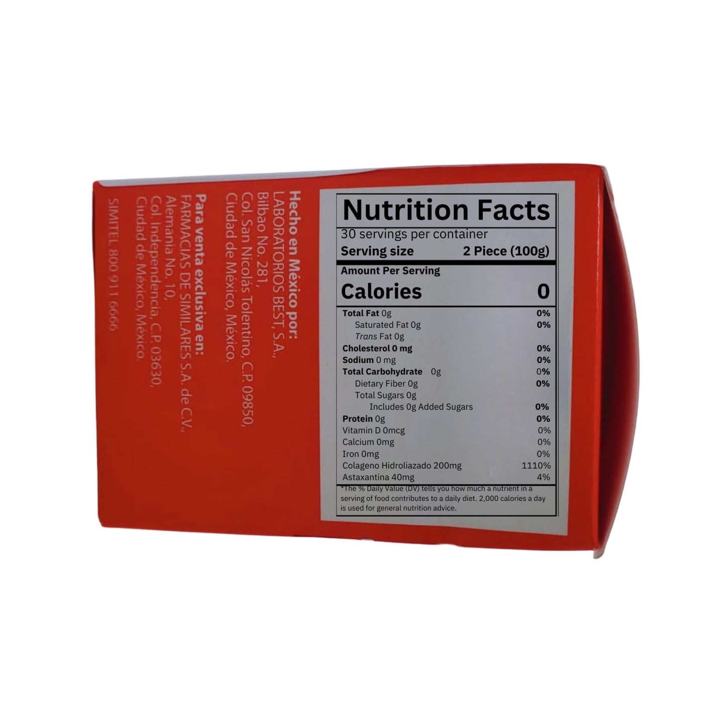 Five Brothers Eternal Secret: Astaxanthin + Hydrolyzed Collagen – 30 Capsules